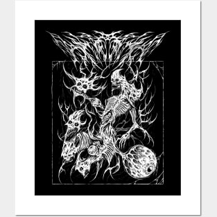 Deathmetal Posters and Art